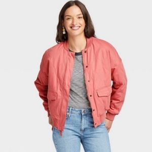 Universal Thread Bumber Jacket Coat Elegant Wear Office Wear Career Minimalist